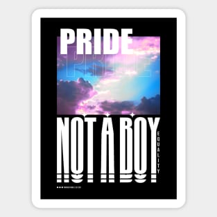 Not a Boy | Genderqueer Pride Magnet